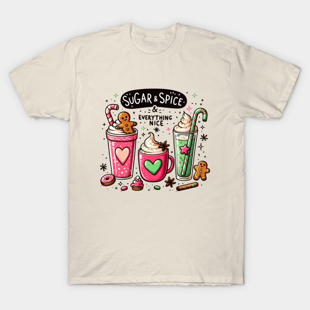 Sugar & Spice & Everything Nice T-Shirt by Nessanya